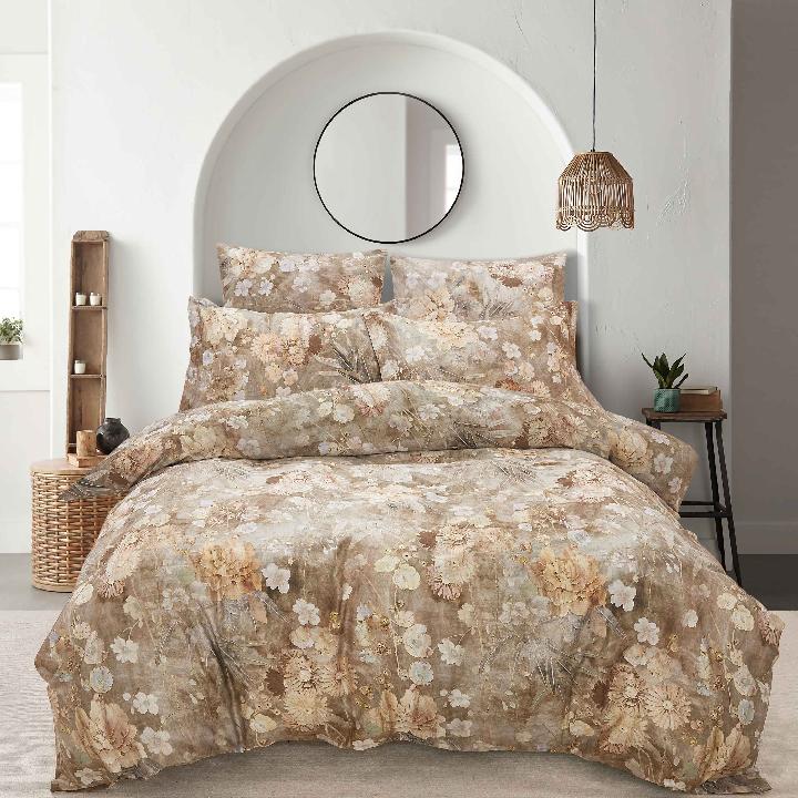 Комплект постельного белья 1,5-спальный Pappel Mysterious Flowers