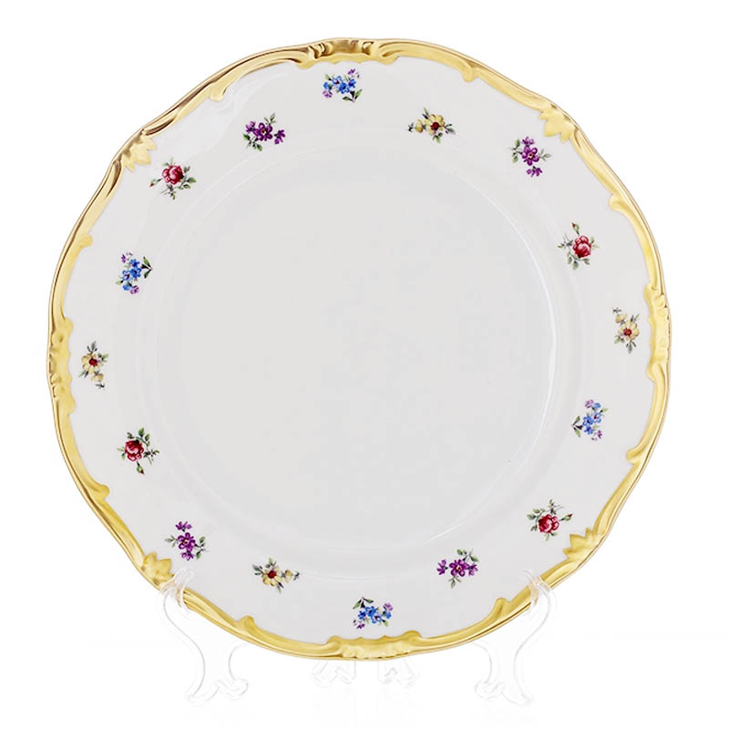 

Набор тарелок 24см Weimar Porzellan Мейсенский Цветок, 6шт