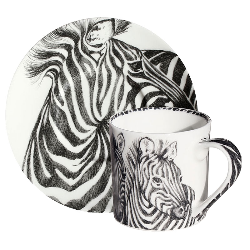 Пара кофейная Taitu Wild Spirit. Zebra тарелка десертная taitu wild spirit tiger