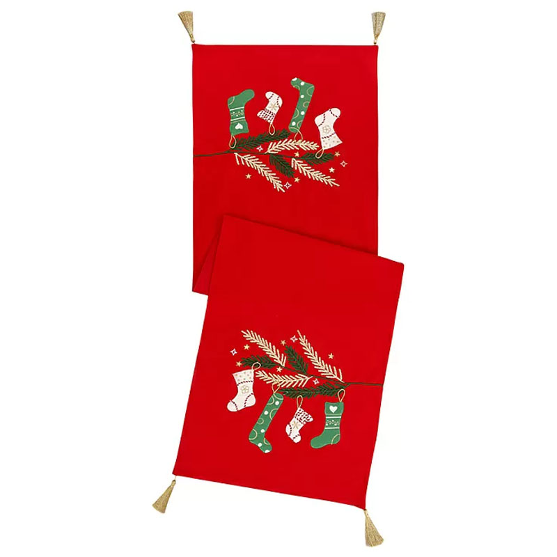 

Дорожка на стол Tkano New Year Essential Winter wishes