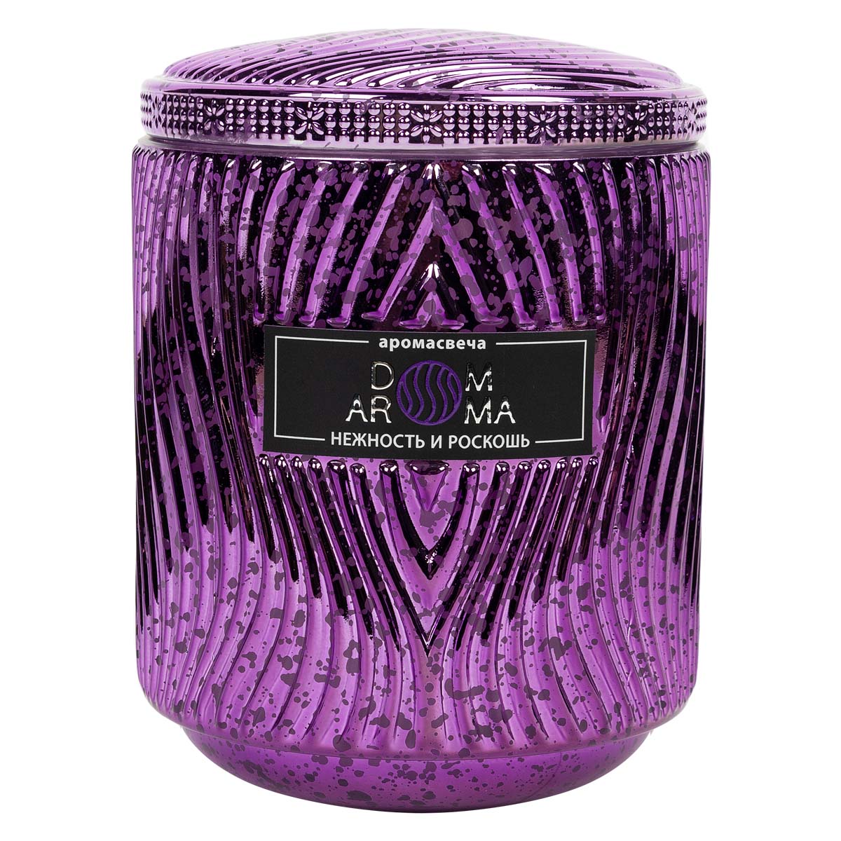 Свеча ароматическая Dom Aroma Пламя Нежность и Роскошь Dom Aroma 11013, цвет фиолетовый