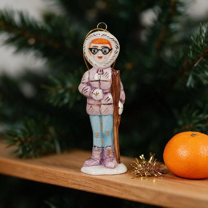 Елочная игрушка Лефортовский фарфор Простоквашино. Мама