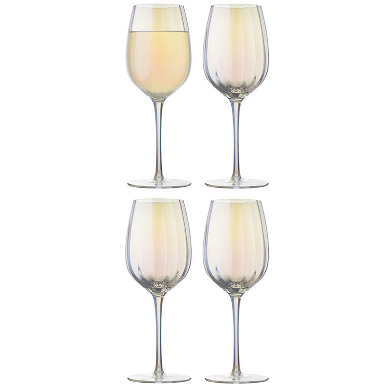 Набор бокалов для вина Liberty Jones Gemma Opal 360мл, 4шт салатник golden opal bahar купол 12 см