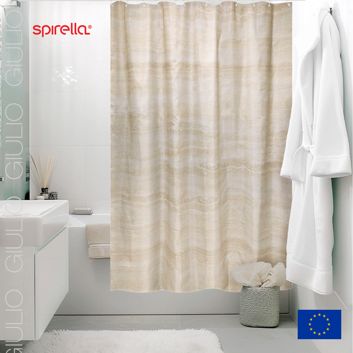 

Штора для ванной Spirella Giulio