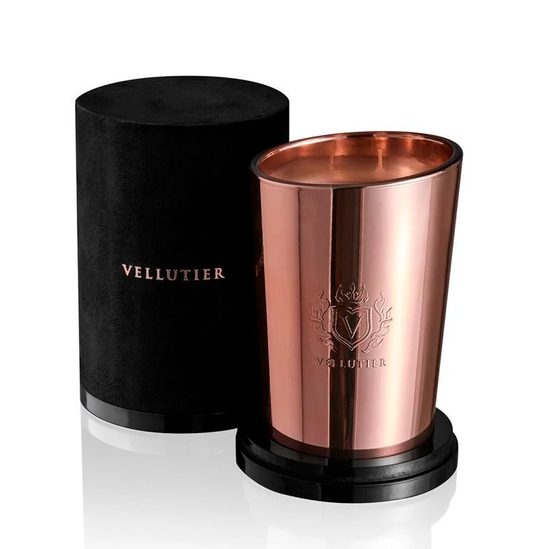 

Свеча большая Vellutier Prestige Розовая Аврора