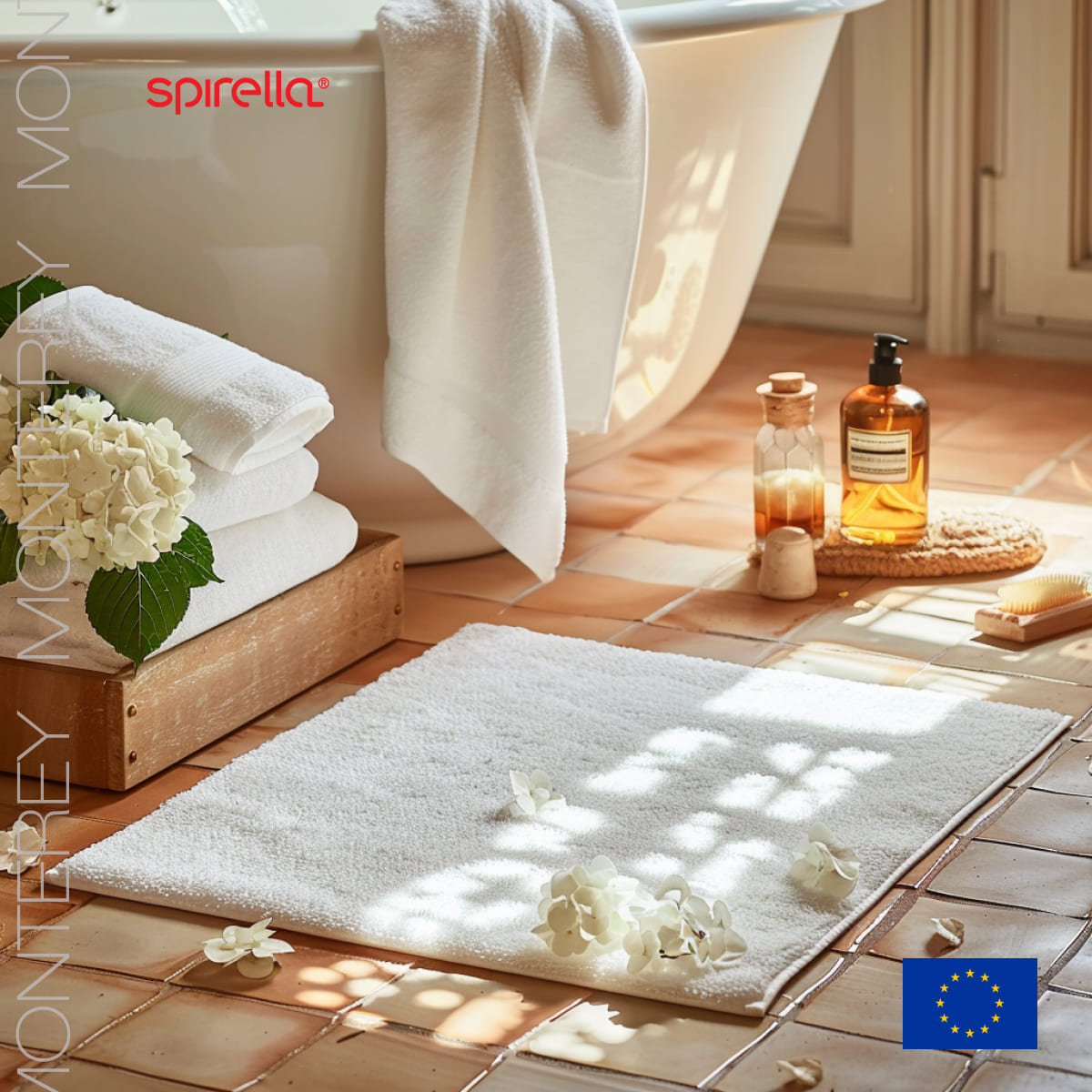 

Коврик для ванной Spirella Monterey 60x90см, белый