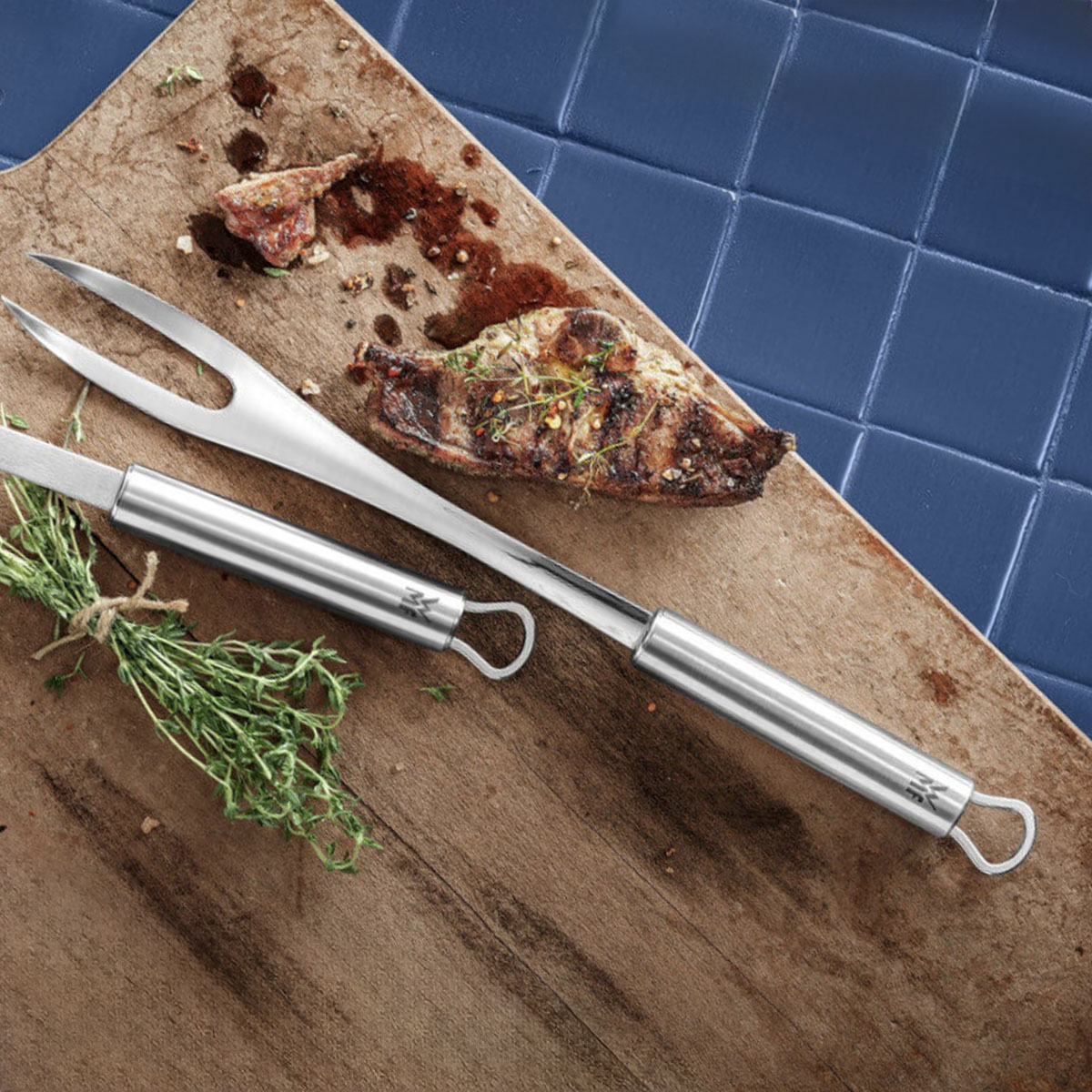 Вилка для мяса WMF Profi Plus, 32см. нож для мяса
