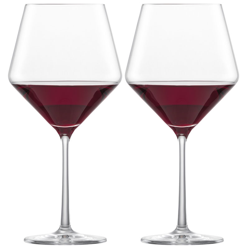 Набор бокалов для красного вина Zwiesel Glas Pure Burgundy доска разделочная для подачи вина и закусок