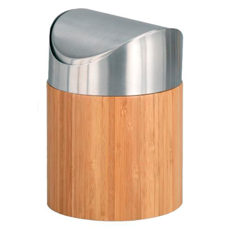 Контейнер настольный для мусора Zeller, бамбук салфетка сервировочная бамбук 1 30х45 см бамбук коричневый