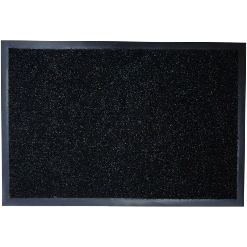 

Коврик влаговпитывающий 60x90см In'Loran ЛОФТ черный