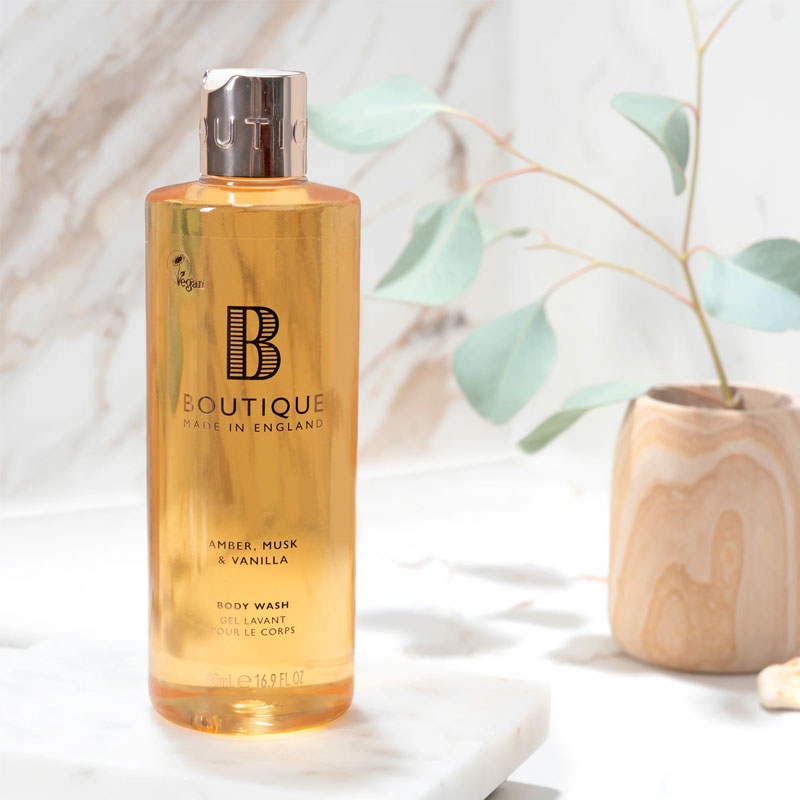 

Гель для ванны и душа Boutique Amber Musk & Vanilla