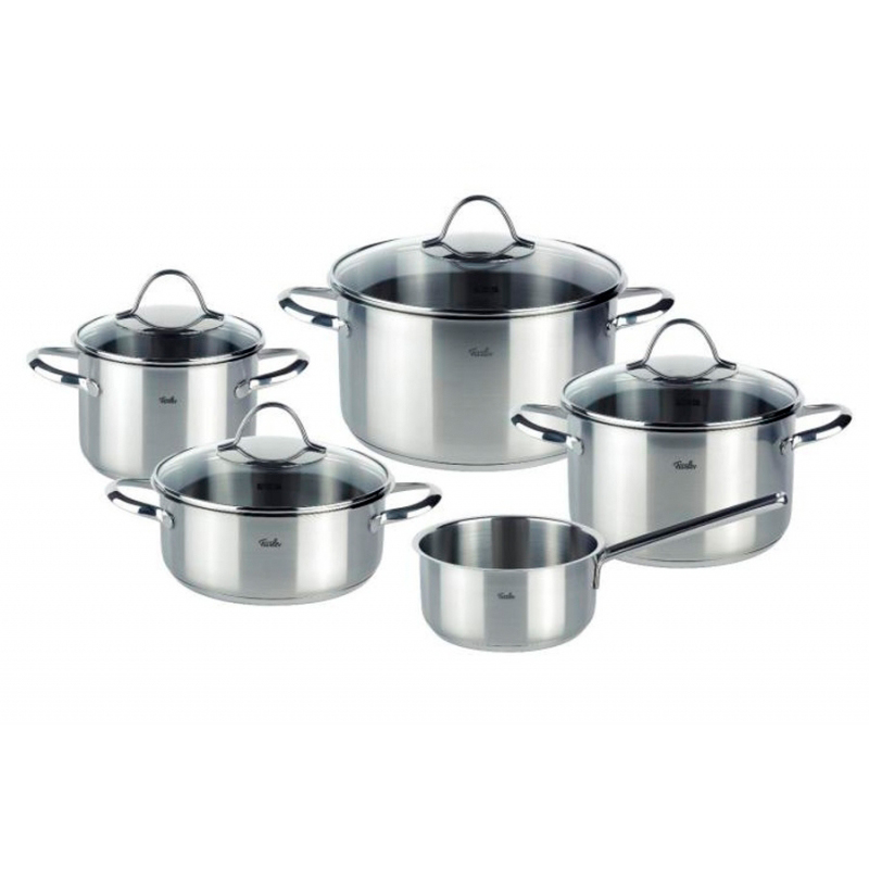 

Набор кастрюль Fissler Париж, 5 предметов, Серебристый