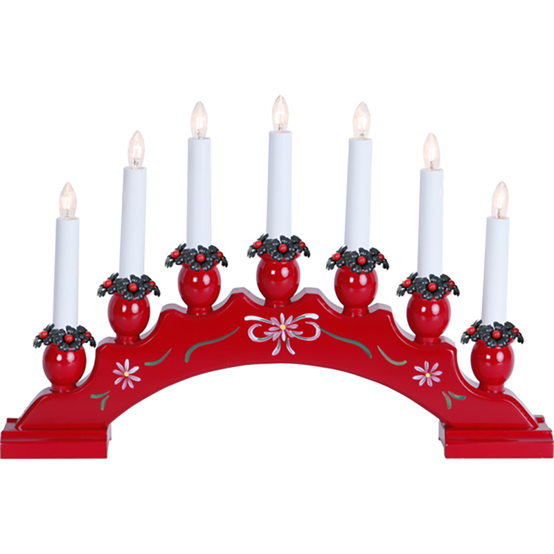 

Горка рождественская Star Trading AB Christmas Sanna, Красный;белый