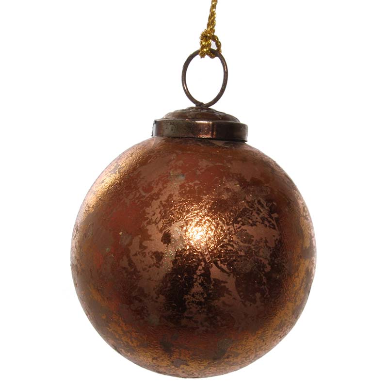 

Елочное украшение Shishi Copper Шар, античный медный