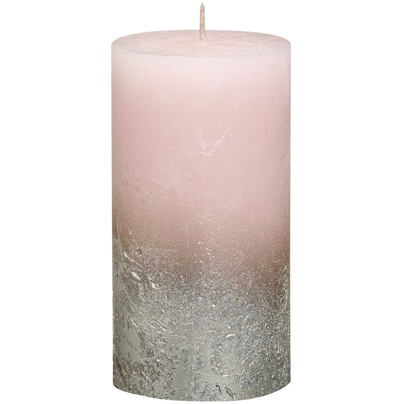Свеча декоративная Гарда Декор Rustic 13см, цвет пастельно-розовый Garda Decor 103668640304 - фото 1