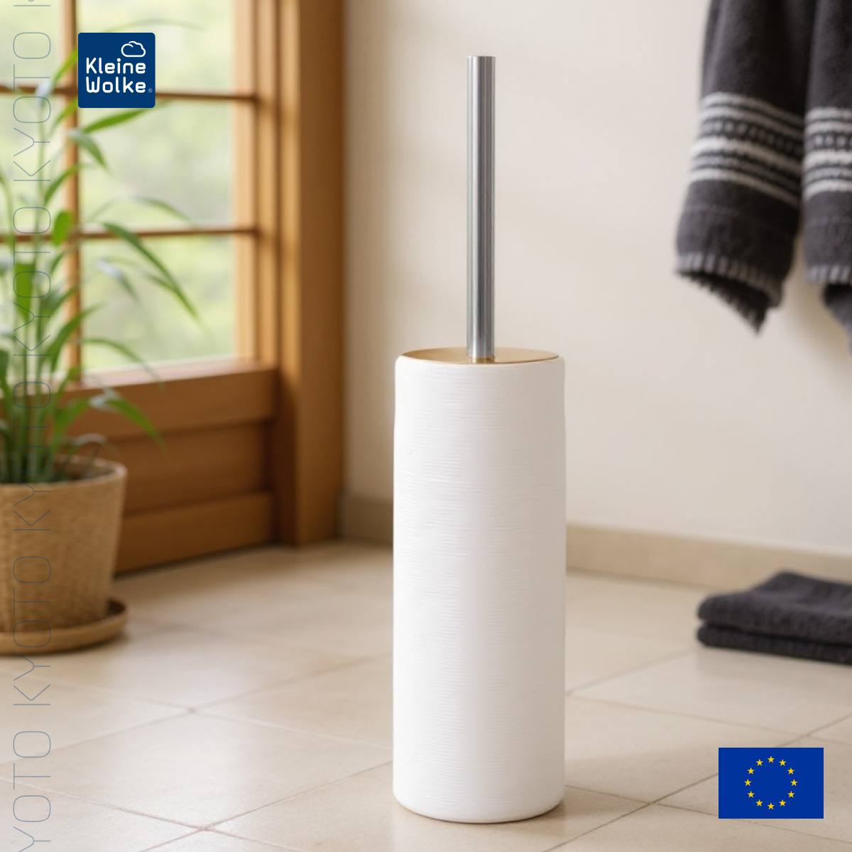 

Ерш с подставкой Kleine Wolke Kyoto, белый