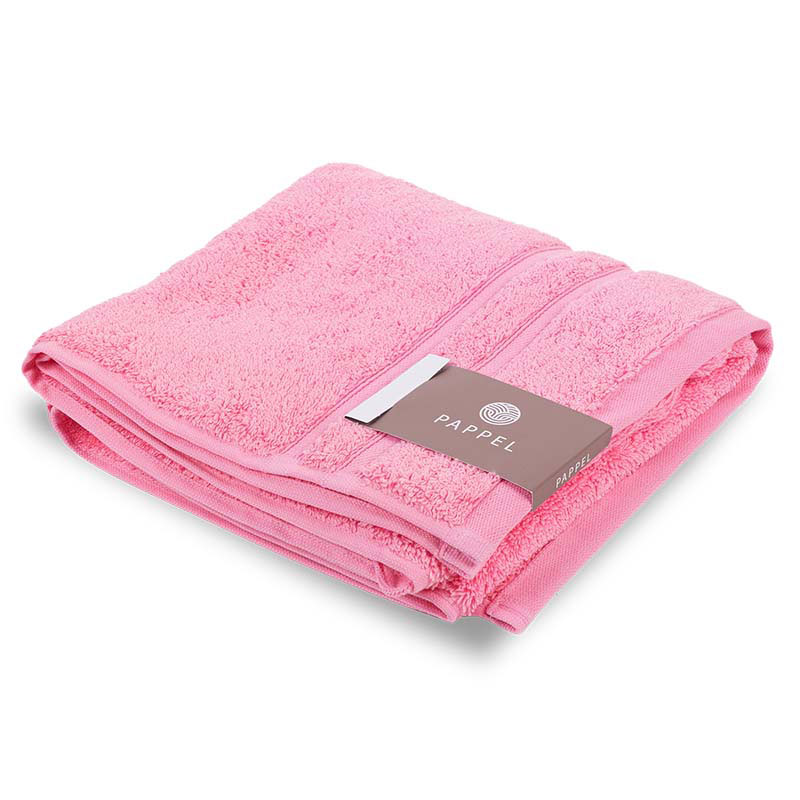 Полотенце махровое Pappel Cirrus/S 70x140см, цвет розовый полотенце утро розовый р 40х70