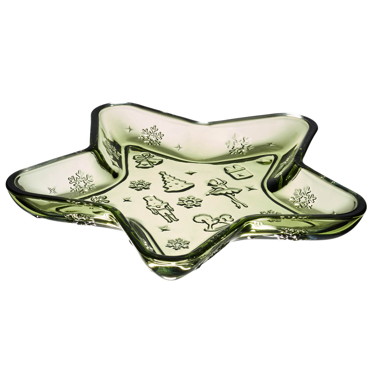 

Блюдо-звезда сервировочное Lefard Щелкунчик green