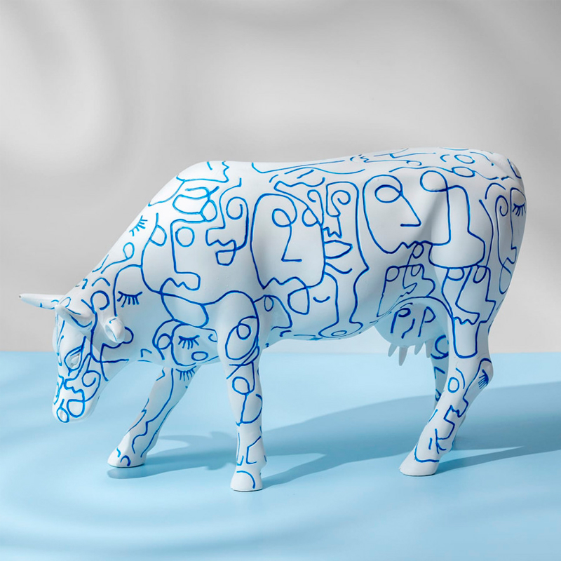 Коллекционная корова CowParade Russia Arty Cow