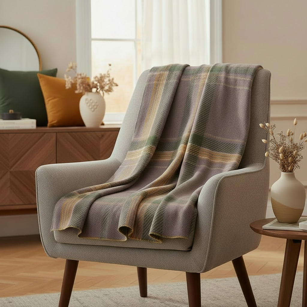 Плед 150x200см Pappel Cotton beige 3710₽