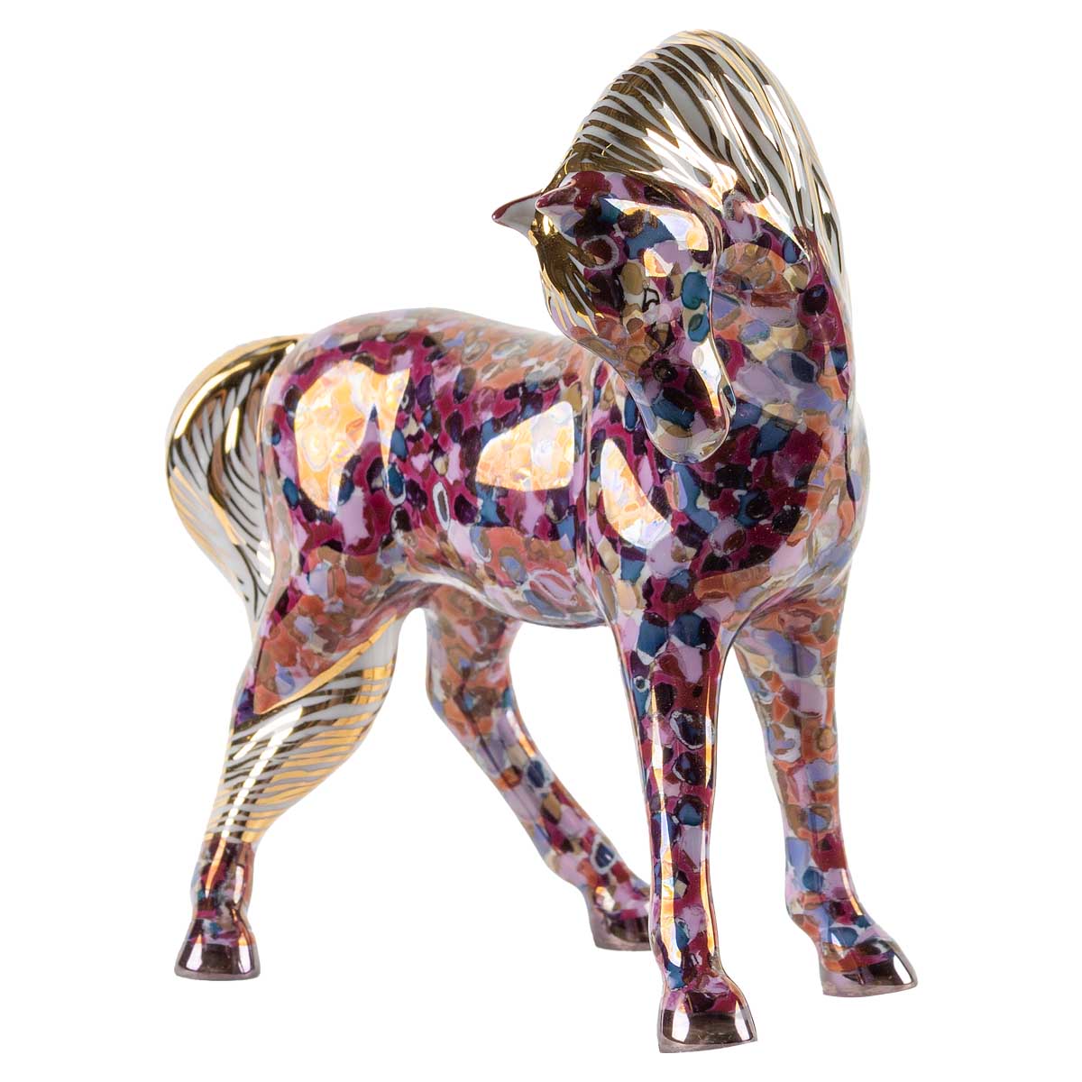 

Статуэтка Фарфоровая мануфактура Конь красный