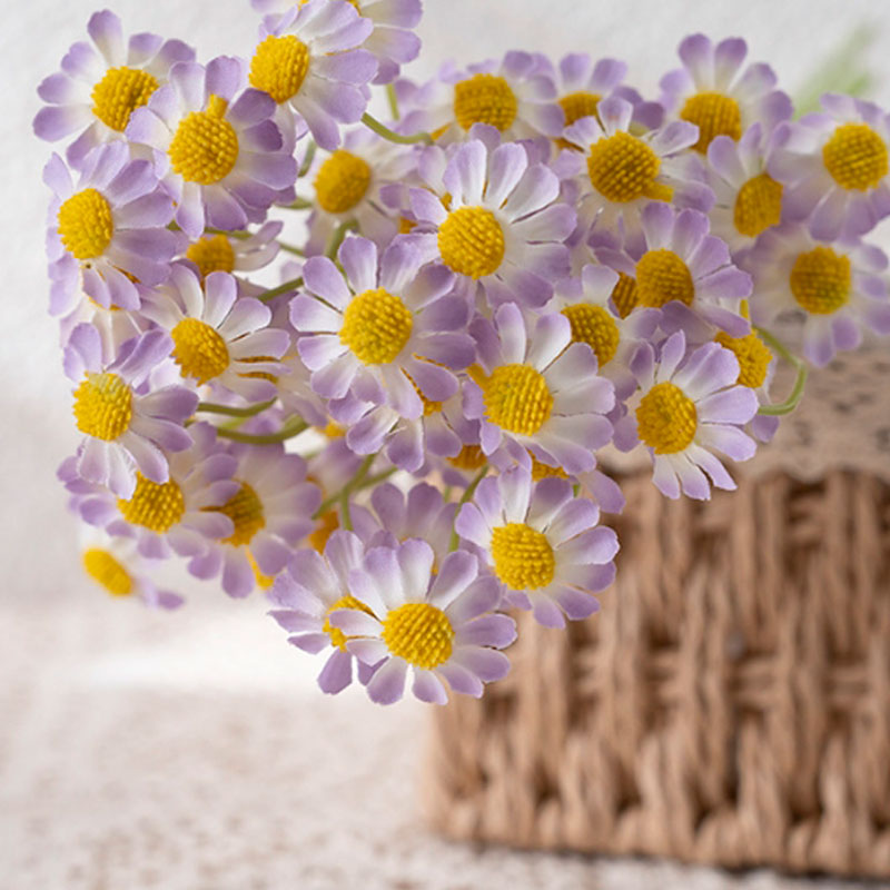 

Цветы искусственные FloDecor Маргаритка фиолетовая 34см