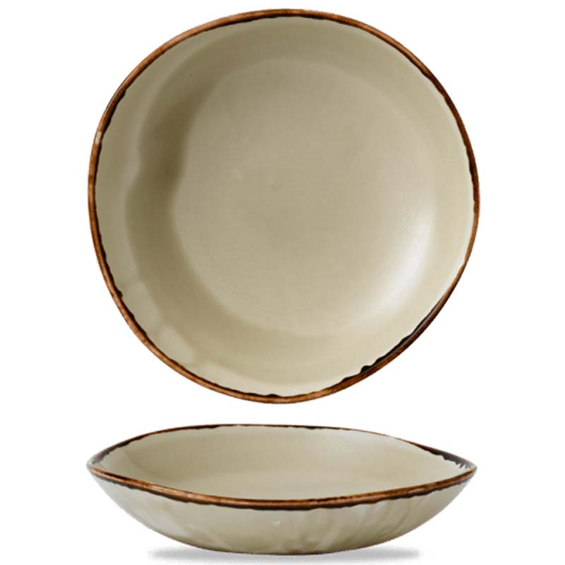 

Салатник ассиметричный Dudson Harvest, лен, Бежевый