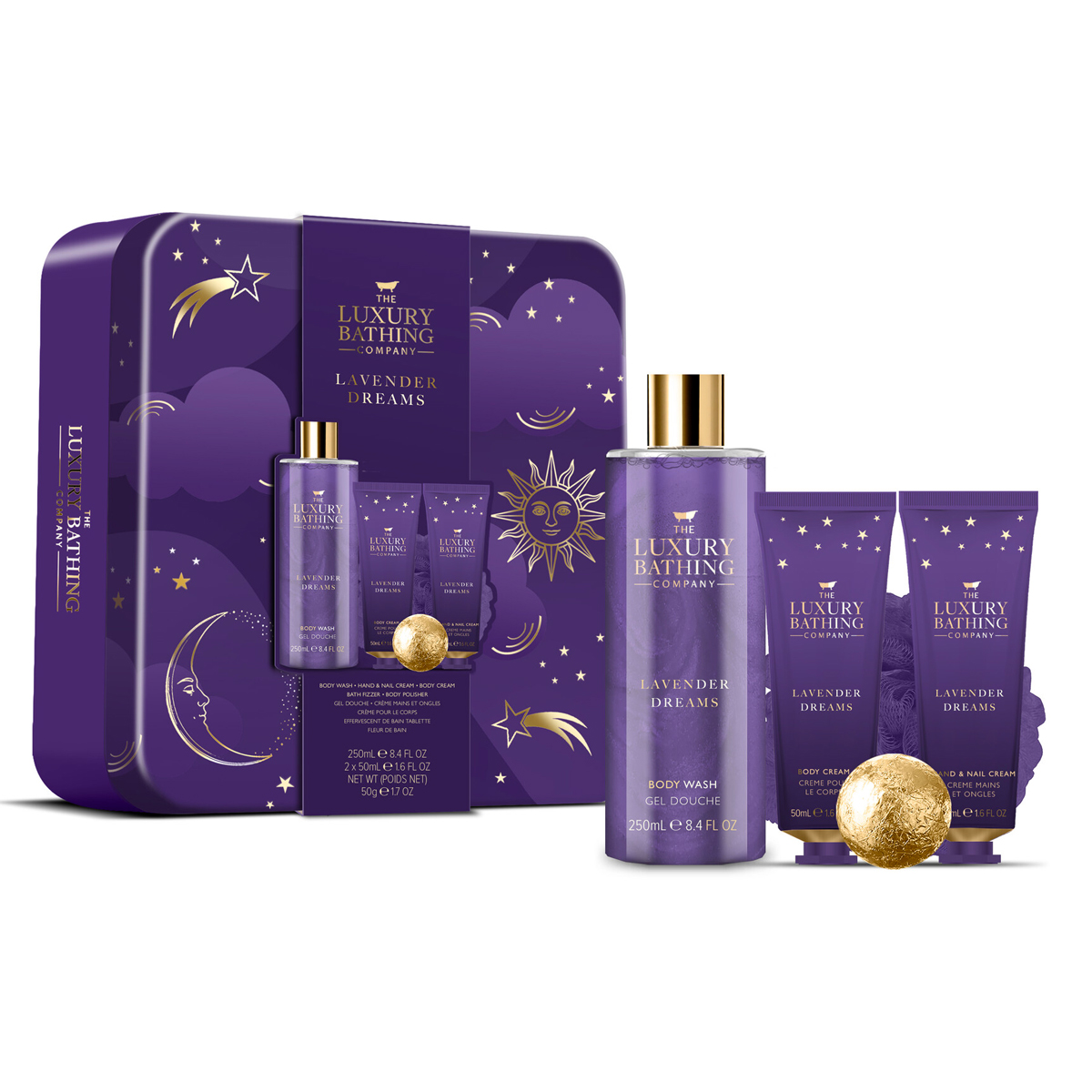 

Подарочный набор The Luxury Bathing Company Сладкие сны Лаванда