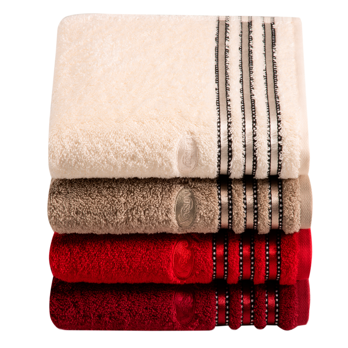 

Полотенце махровое Vossen Cult de Luxe 30x30см, цвет красный