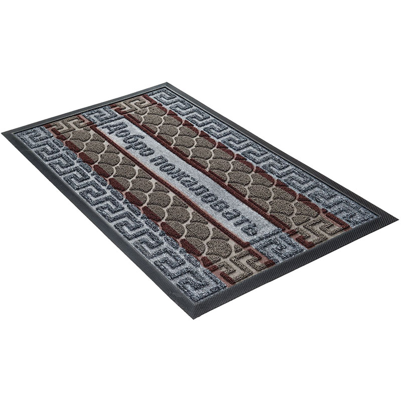 

Коврик придверный Shahintex Lux Mix 40x60см, голубой
