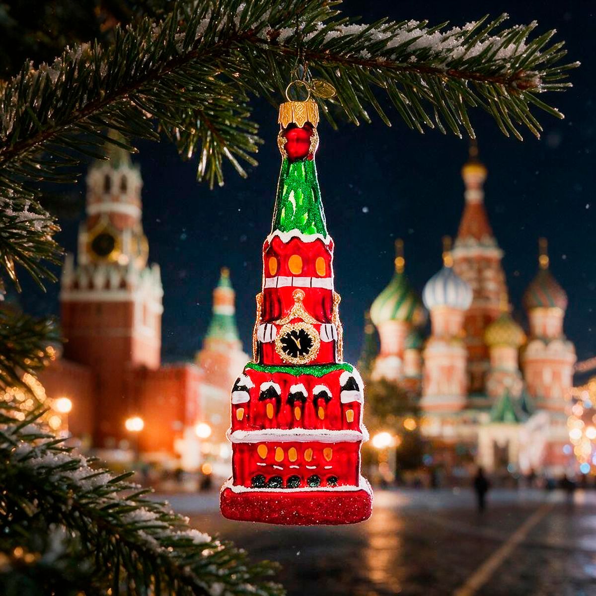 Елочное украшение Коломеев Кремль