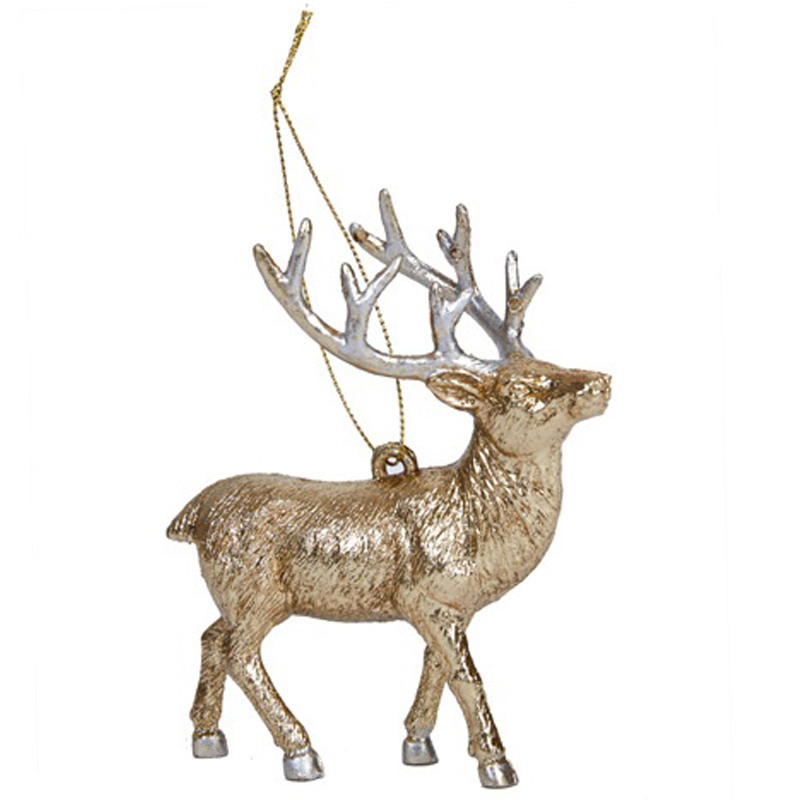 

Елочное украшение Hogewoning Christmas Baubles Gold Олень, Золотой