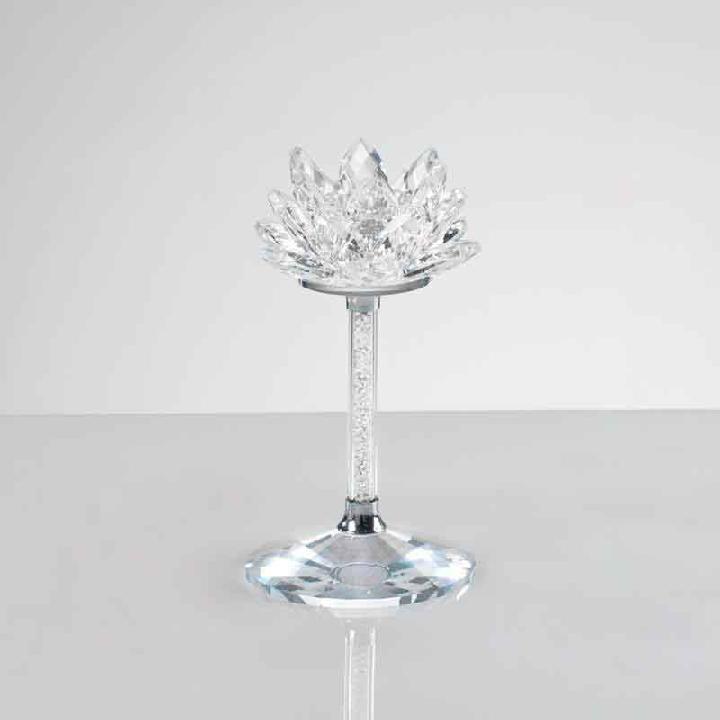 Подсвечник Mascagni Cristallo Lotus 14см