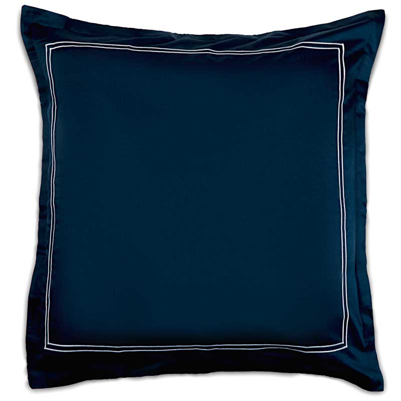 

Наволочка Gant Home Sateen Stitch 70x70см, цвет темно-синий