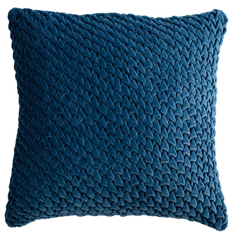 

Подушка декоративная стеганая Tkano Essential 45x45см, Синий