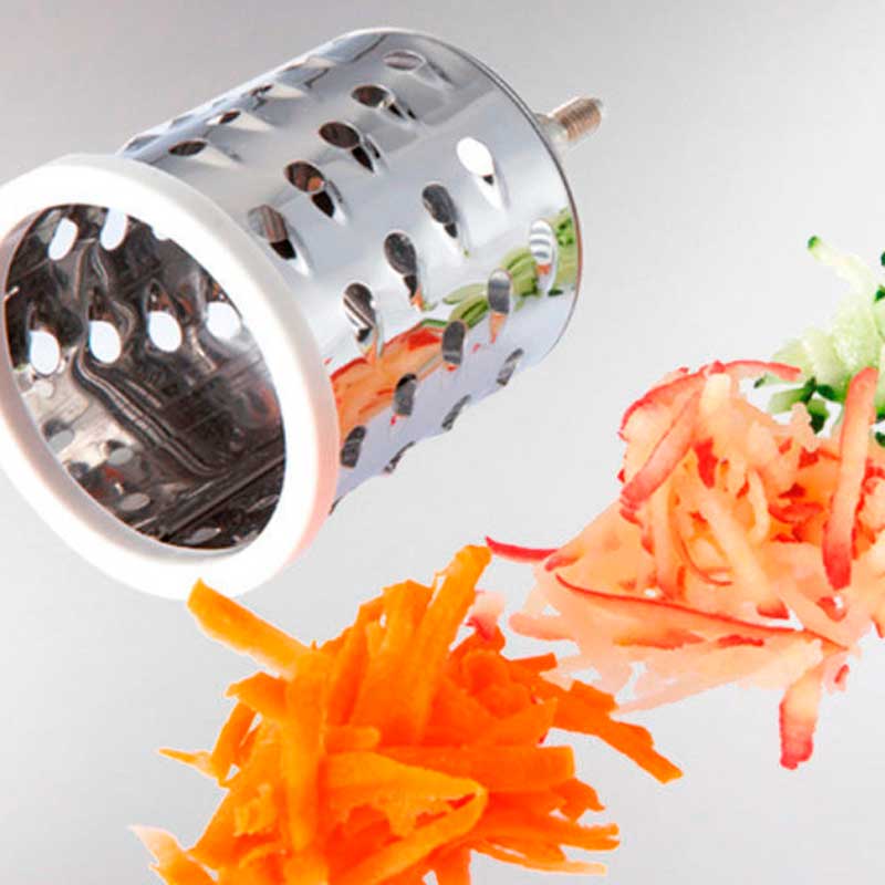 Терка с комплектом съемных ножей для овощей и орехов Leifheit Creative Leifheit 23130, цвет белый - фото 5