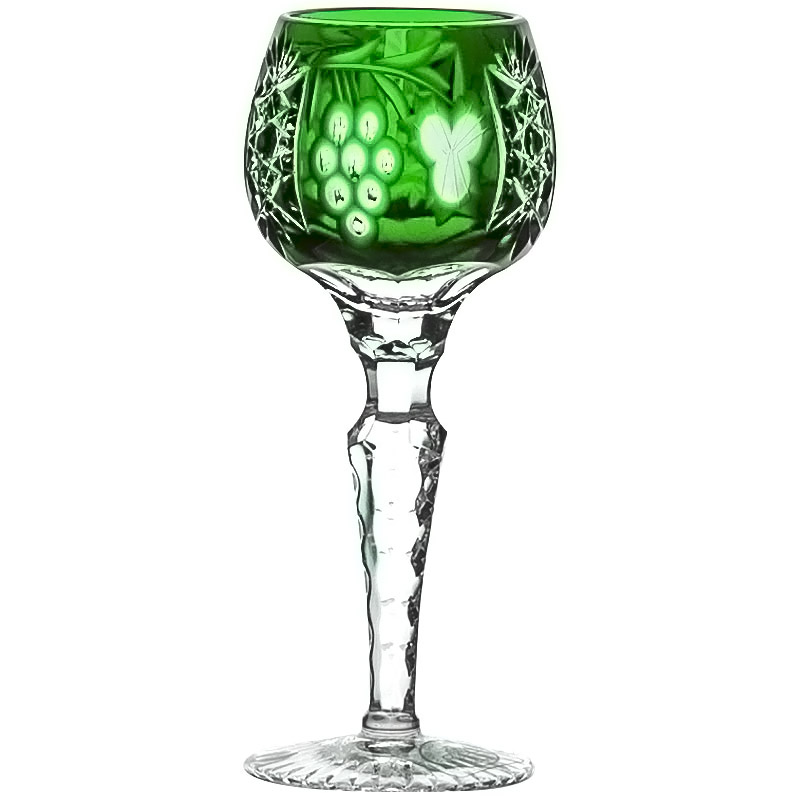 

Рюмка для ликера Ajka Crystal Grape 60мл, цвет темно-зеленый