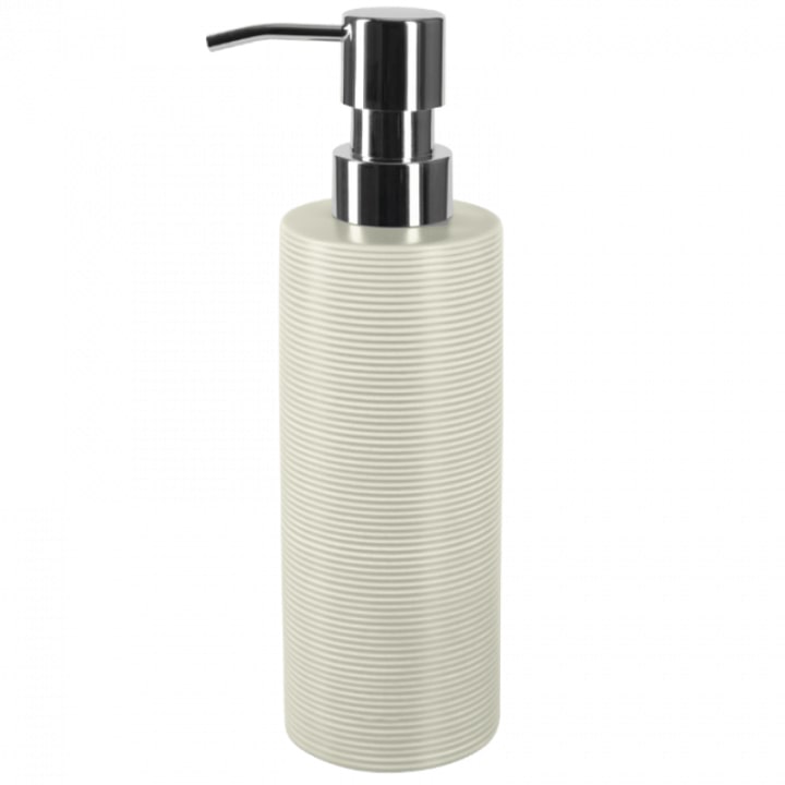 Дозатор для жидкого мыла Spirella Tube-Ribbed, серый Spirella 1018514 - фото 1