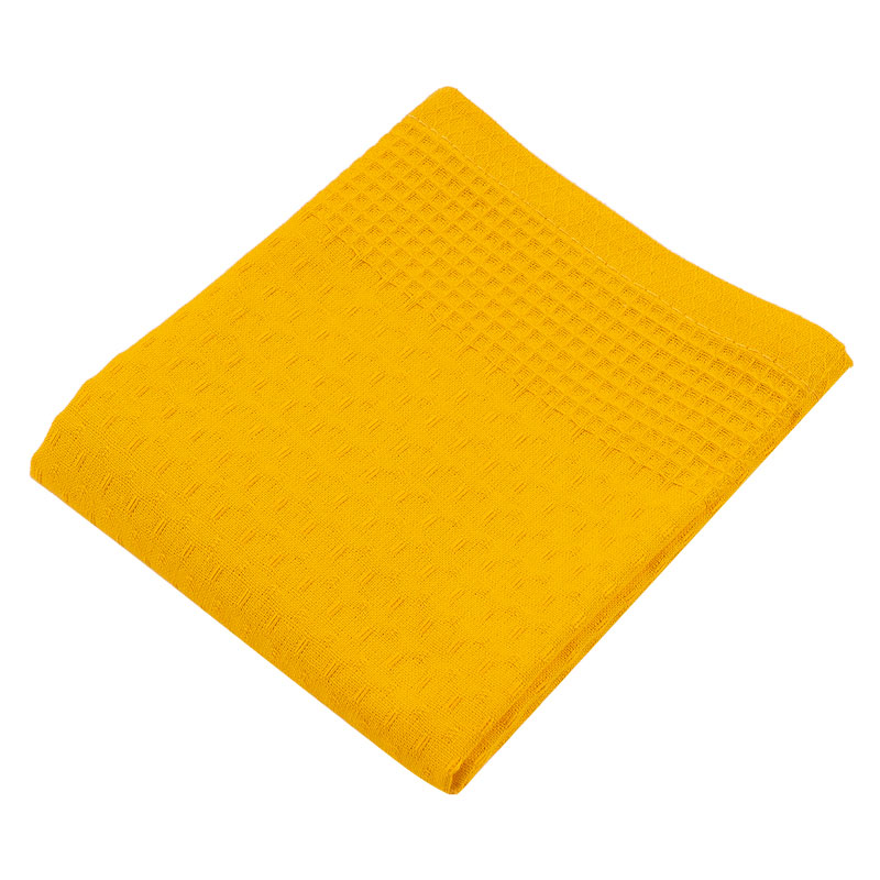 полотенце вафельное spany chalet серый Полотенце вафельное Spany Twill 35x60см, цвет желтый