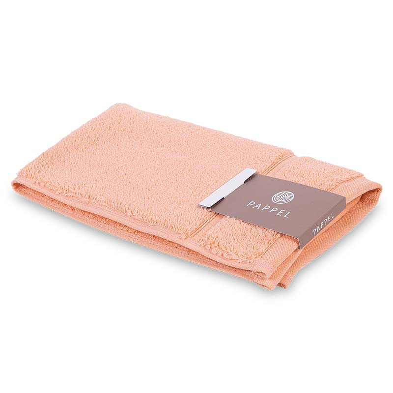 Полотенце махровое Pappel Cirrus/S 30x50см, цвет персиковый полотенце махровое asil sauna brown 70x140