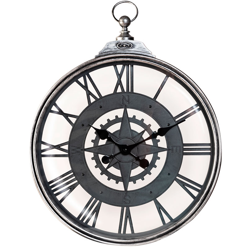 Часы Гарда Декор 52,1x40x5cм Гарда Декор L2028A, цвет серый