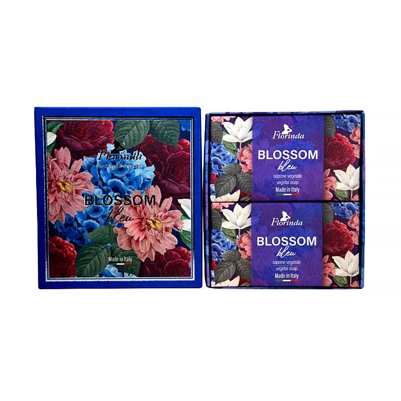Подарочный набор мыла Florindia Таинственный Сад. Синие цветы мыло твердое florinda итальянские ткани синий бархат 200 г
