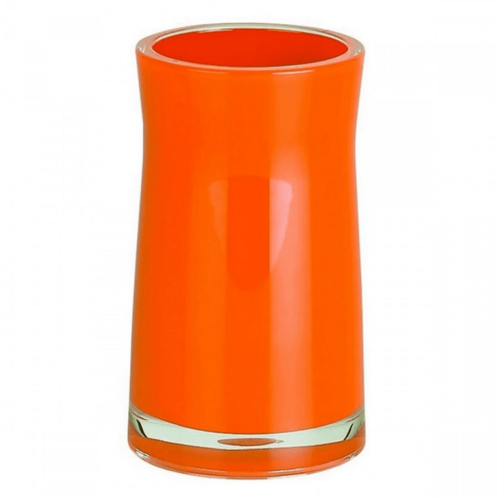 Стакан для зубных щеток Spirella Sydney, оранжевый мяч светящийся мини для кошек tpr 3 5 см оранжевый