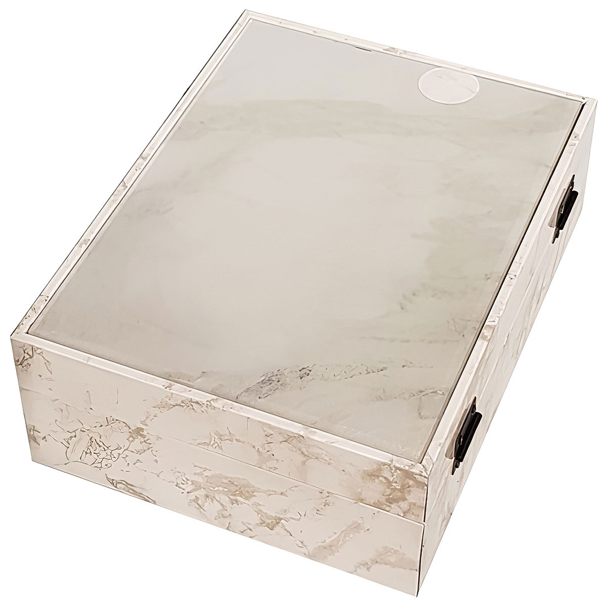 Шкатулка Ozverler marble white 20x26см