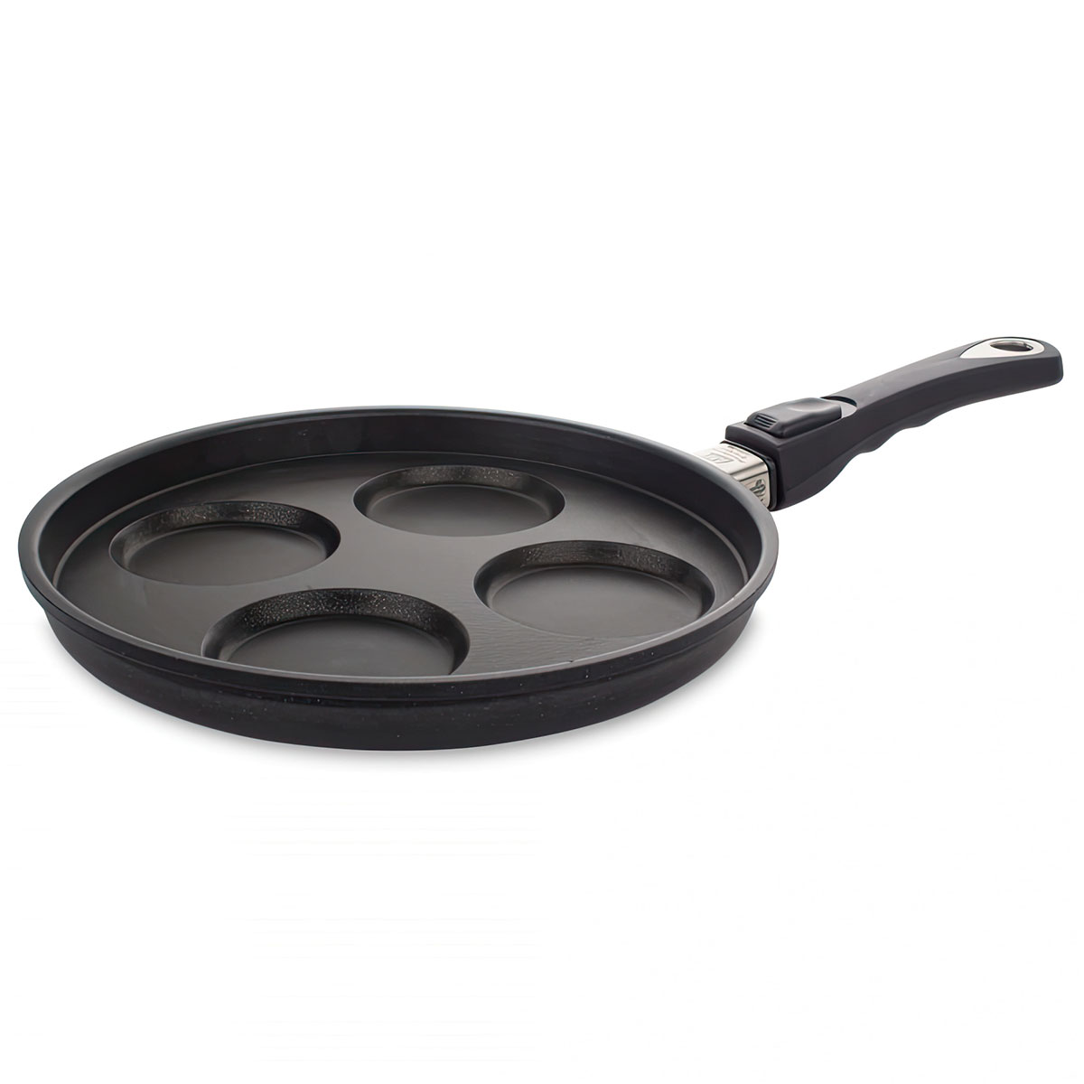 Сковорода для оладий AMT Frying Pans 26см, съемная ручка AMT AMT226, цвет черный - фото 1
