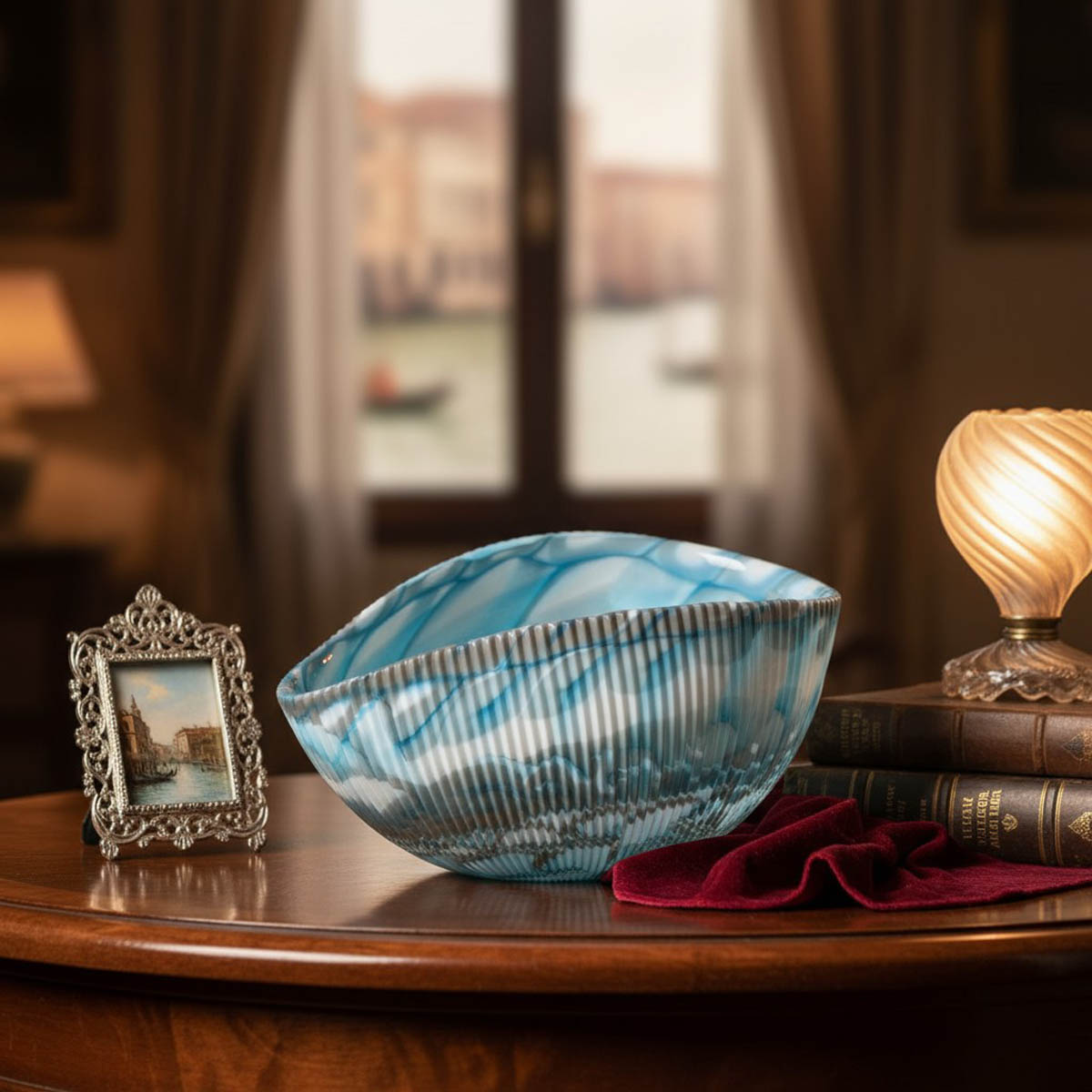 Микро чаша Yalos Shell Mignon blue