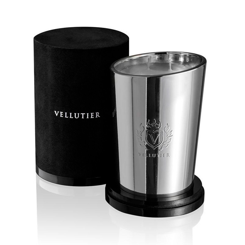 

Свеча большая Vellutier Prestige Сияние платины