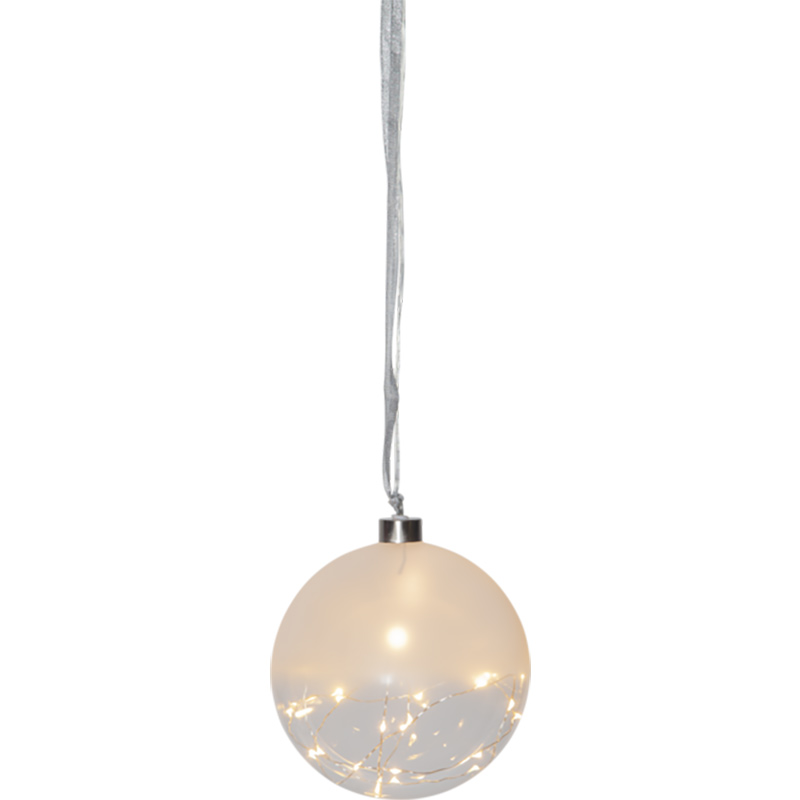 Гирлянда-шар Star Trading AB Christmas 30 LED ламп, цвет морозное стекло