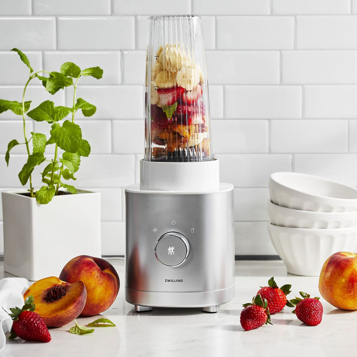 

Блендер персональный Zwilling Enfinigy 550мл серебристый
