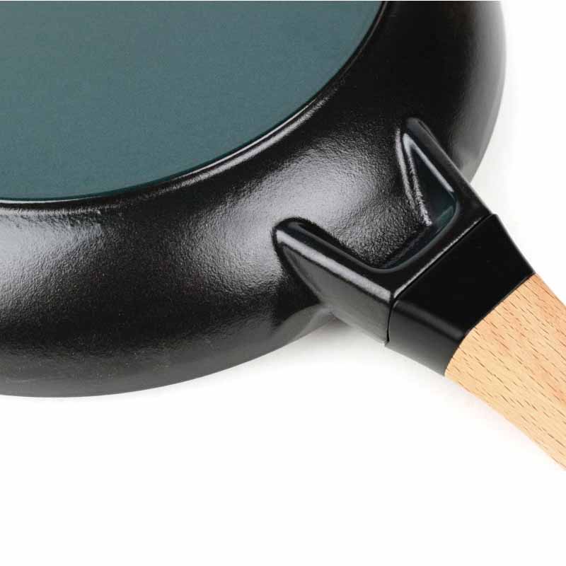 Сковорода чугунная с деревянной ручкой Staub, 24см Staub 12242423, цвет черный - фото 5